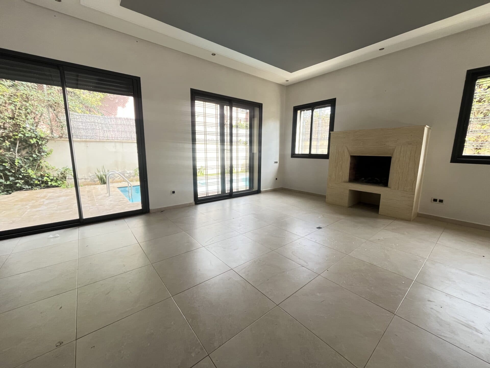 Villa contemporaine, sans vis-a-vis a vendre a Targa, Marrakech