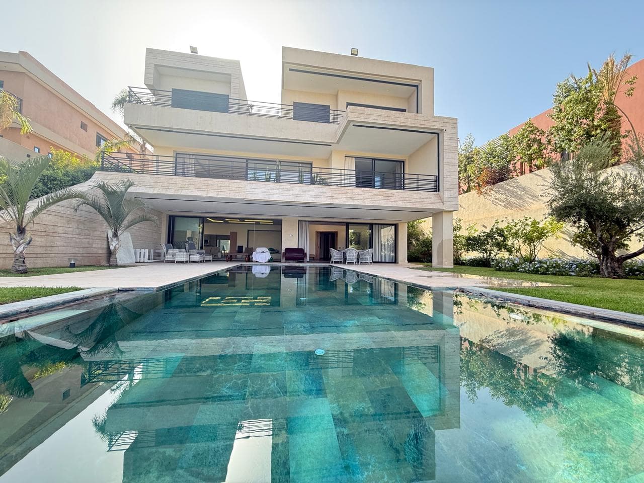 Villa de prestige, en front de golf a vendre a Amelkis, Marrakech