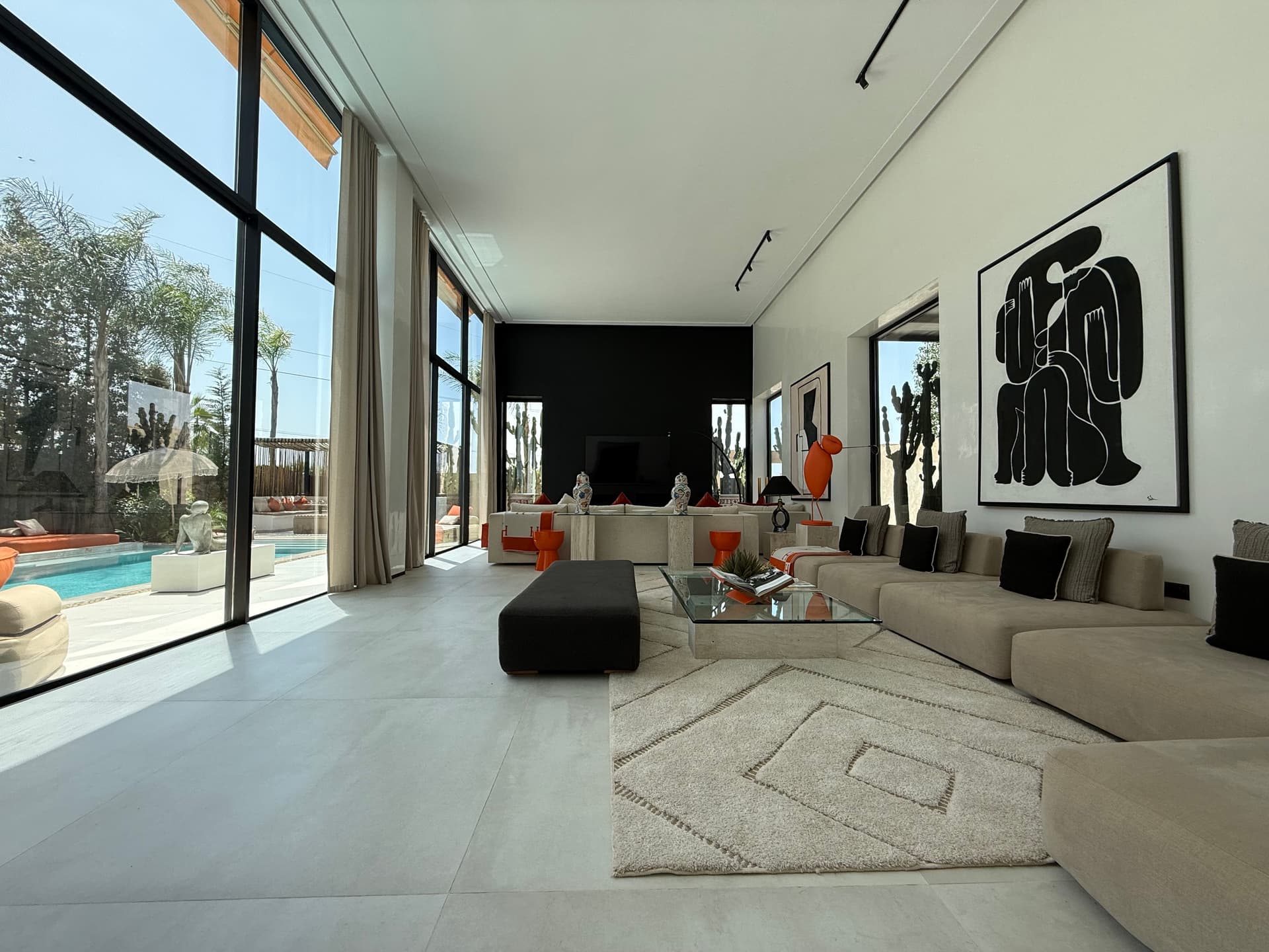 Villa d'exception golf Amelkis avec piscine chauffée à Marrakech